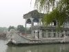 The stone boat in the lake near the Summer Palace