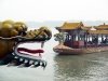 Ferry boats in the lake at the Summer Palace