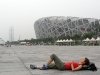 Shona taking it easy at the Bird's Nest Olympic Stadium